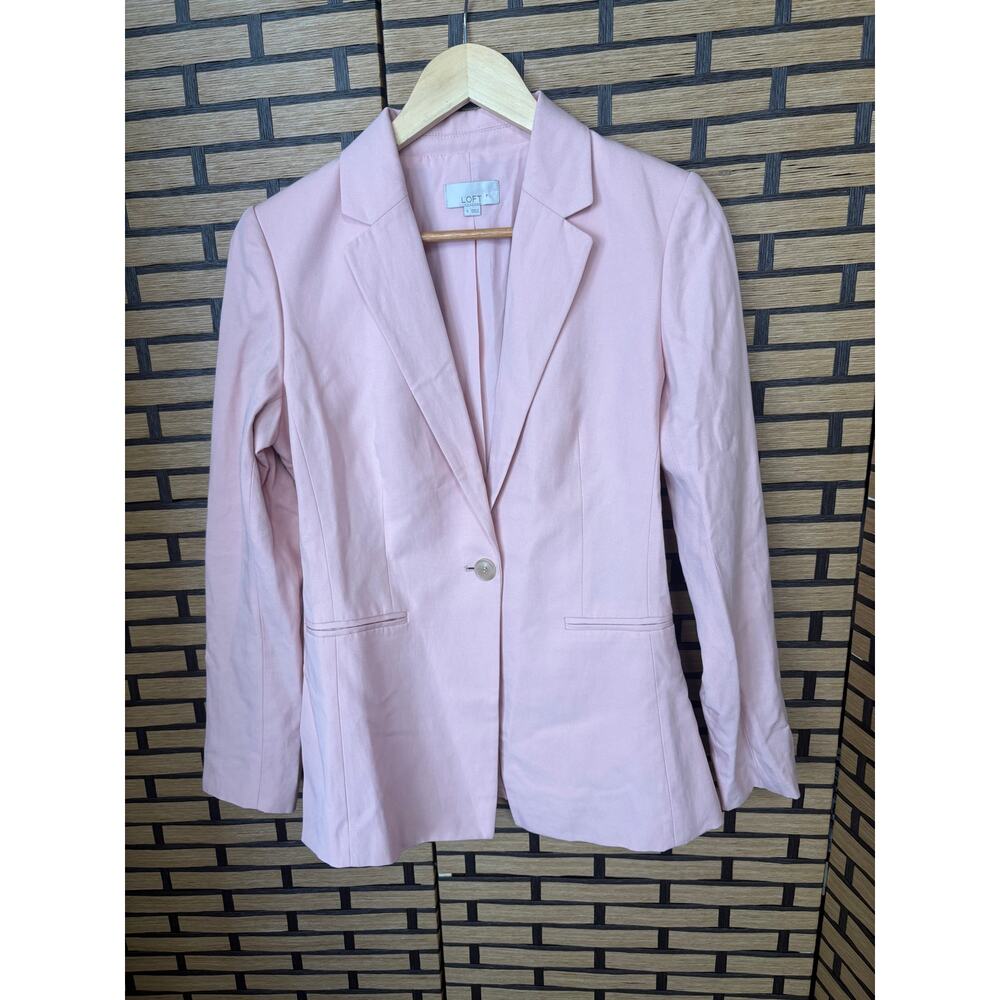 Loft‎ Pale Pink Blazer Size 4